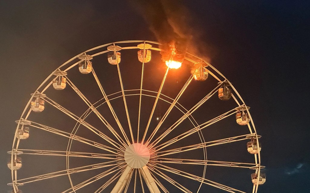 Dozens injured as ferris wheel catches fire at music festival in&nbsp;Germany