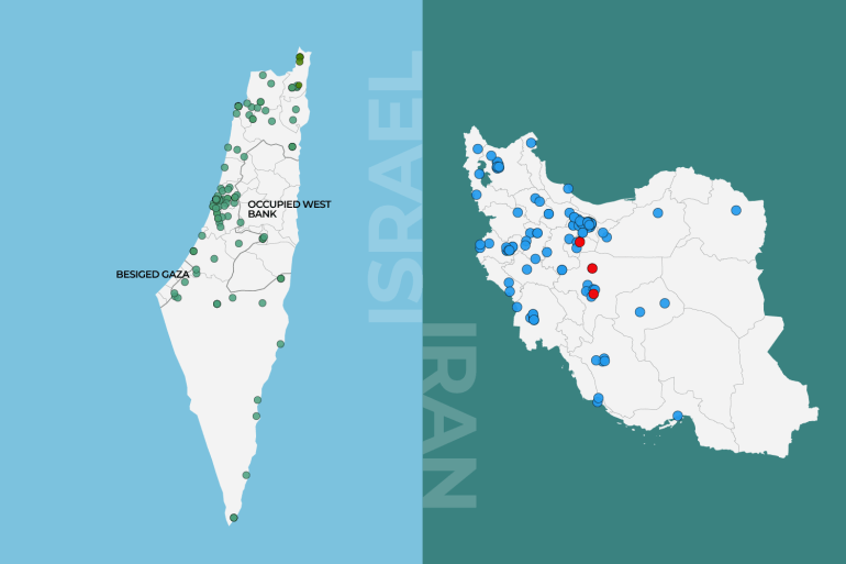 Visualising 12 days of the Israel-Iran conflict | Israel-Iran conflict News | Al&nbsp;Jazeera